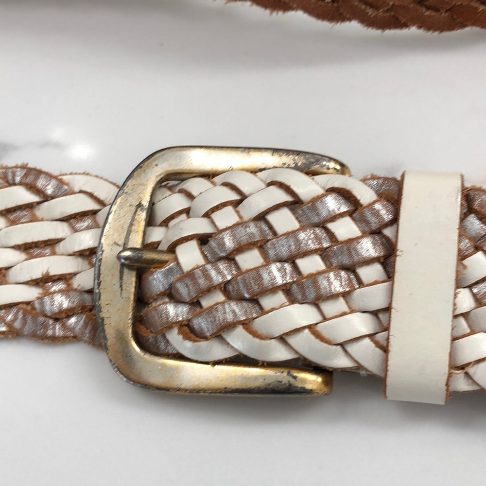Linea Pelle belt braided leather